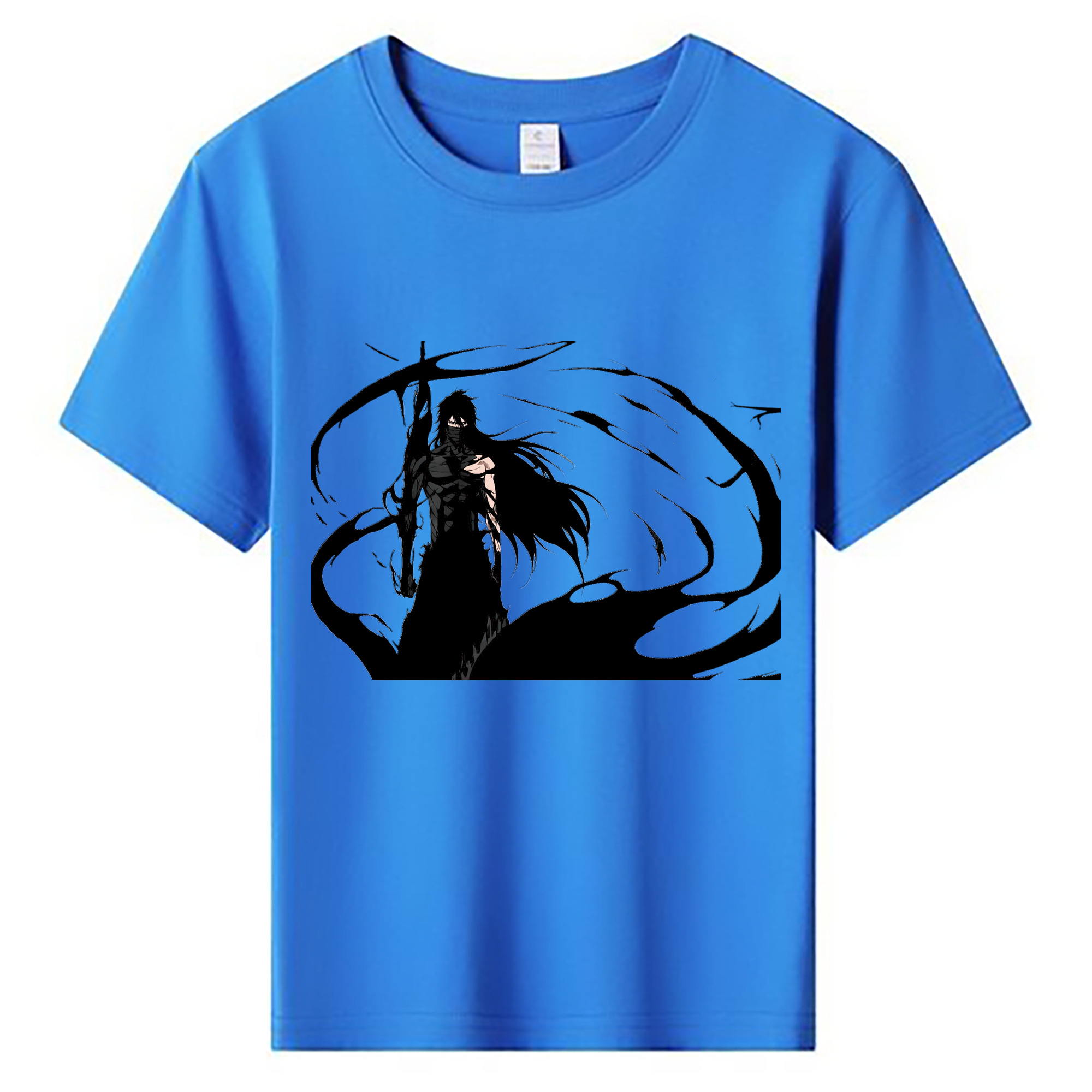 （画像用） ブリーチ 黒崎一護（くろさき いちご）BLEACH Kurosaki Ichigo 綿100％キッズTシャツ（フロントプリント）